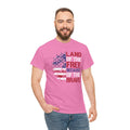 Land Of The Free Because Of The Brave - Unisex Cotton Tee