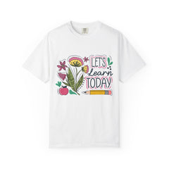 Floral Teacher T-Shirt - Comfort Colors Soft
