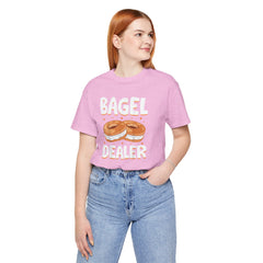 Funny Bagel Dealer Tee - Graphic Shirt