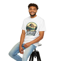 Glacier National Park Graphic, Comfort Colors Soft Relaxed Fit Unisex Garment-Dyed T-shirt