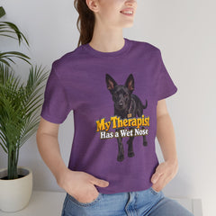 My Therapist Has A Wet Nose Personalized with your dog(s) image T-Shirt