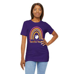 Thankful Teacher T‑Shirt – Retro Rainbow Turkey Teacher Appreciation Tee
