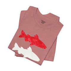 Patriotic Trout T-Shirt — Red White & Blue Fish Tee