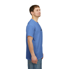 Albany Unisex Heavy Cotton Tee - Retro Dunder Mifflin Design for Nostalgic Fans