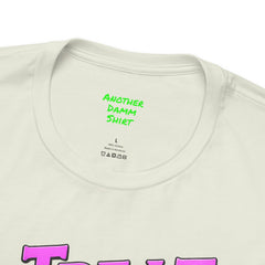 Personalized Treat Dealer T-Shirt — Funny Pet Lover Tee with Girl and Dog on Purple Couch