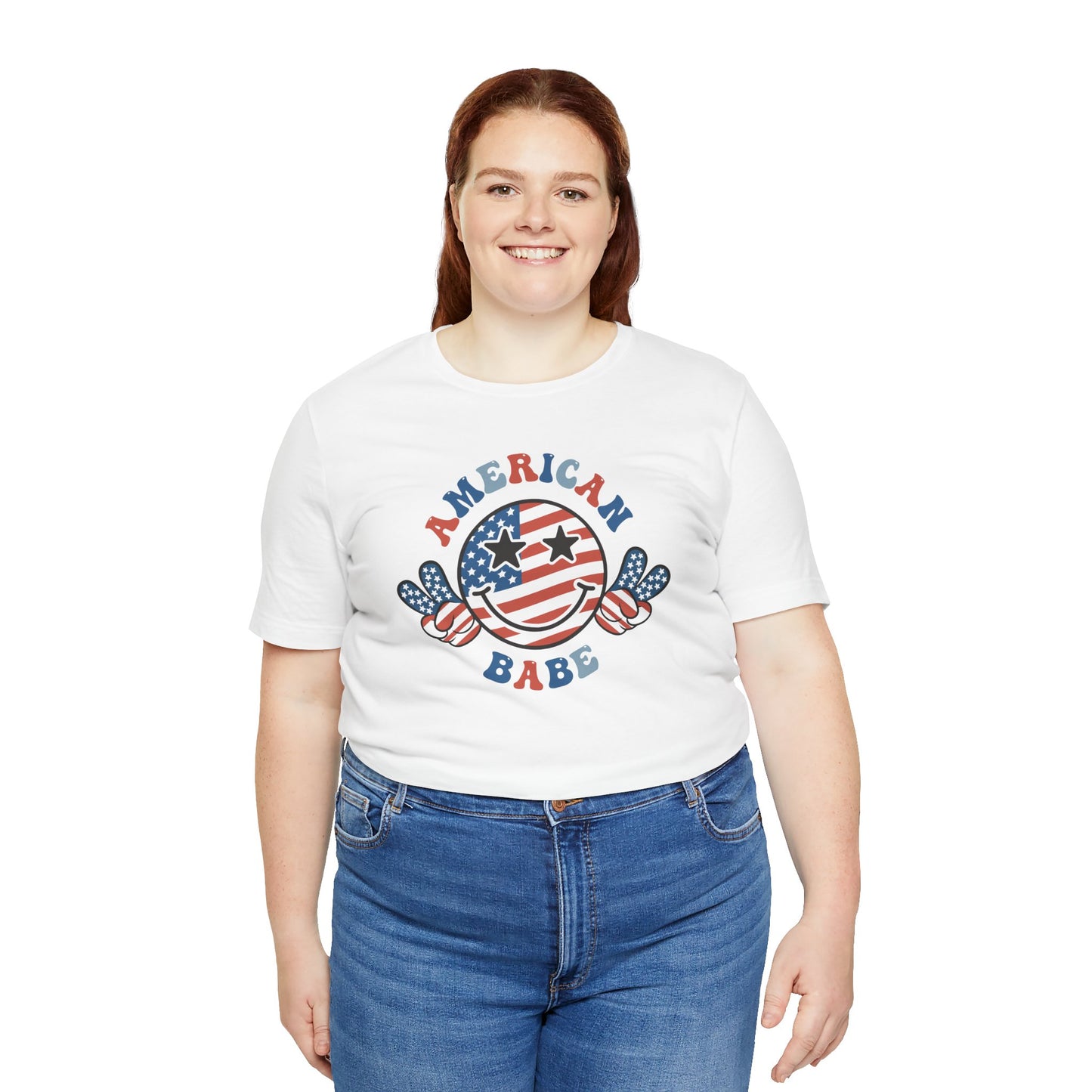 American Babe Graphic, Unisex Jersey Short Sleeve Tee