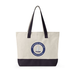 Hempstead Bay Sailing Club Commencement 2026 Canvas Tote Bag — Nautical Sailboat Club Zippered Tote