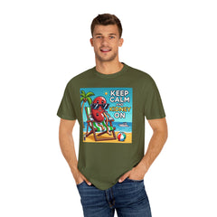 Keep Calm And Kidney On Graphic Unisex Garment-Dyed T-shirt