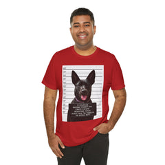 K9 Mugshot Personalized with your Dog T-Shirt