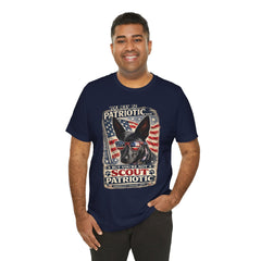 Personalized with your Dogs name and image - Patriotic Dog T-Shirt