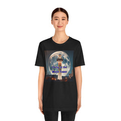Party At The Moon Tower , Graphic Unisex Jersey Short Sleeve Tee