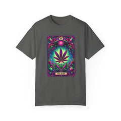 TAROT CARD WEED T Shirt, Vintage Style tee, Marijuana Leaf Graphic Tee, Weed Lover, Smoke Cannabis tee, Relaxed Fit tee, Stoner Lifestyle