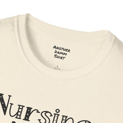 Nursing Is A Work Of Heart - Unisex Softstyle T-Shirt | Nurse Awareness,Medical Wear,Gift For Him,Scrubs Lover,Hospital Staff,Gift For Her,