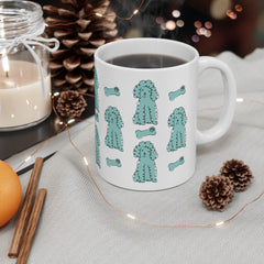 Poodle Ceramic Mug, (11oz, 15oz)