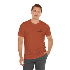 Dog Dad T-Shirt — Personalized Your Dog Image  Tee (Custom Name)