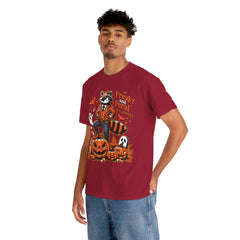 Freaky And Feral Halloween Raccoon! Graphic Unisex Heavy Cotton Tee