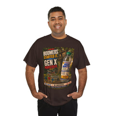 Boomers Started It. Gen X Perfected It. Vintage Hose Water Bottle Graphic Tee