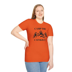 Camp The Catskillsi Unisex Softstyle T-Shirt  Catskill Mountains New York