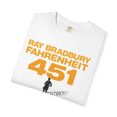 Fahrenheit 451 Graphic T-shirt, Unisex Book Lover Tee, Literary Gift, Reading Enthusiast Apparel, Ray Bradbury Merch, Cozy Casual Wear