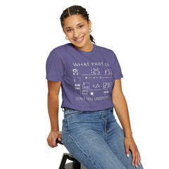 CAMERA DISPLAY, Graphic Unisex Garment-Dyed T-shirt