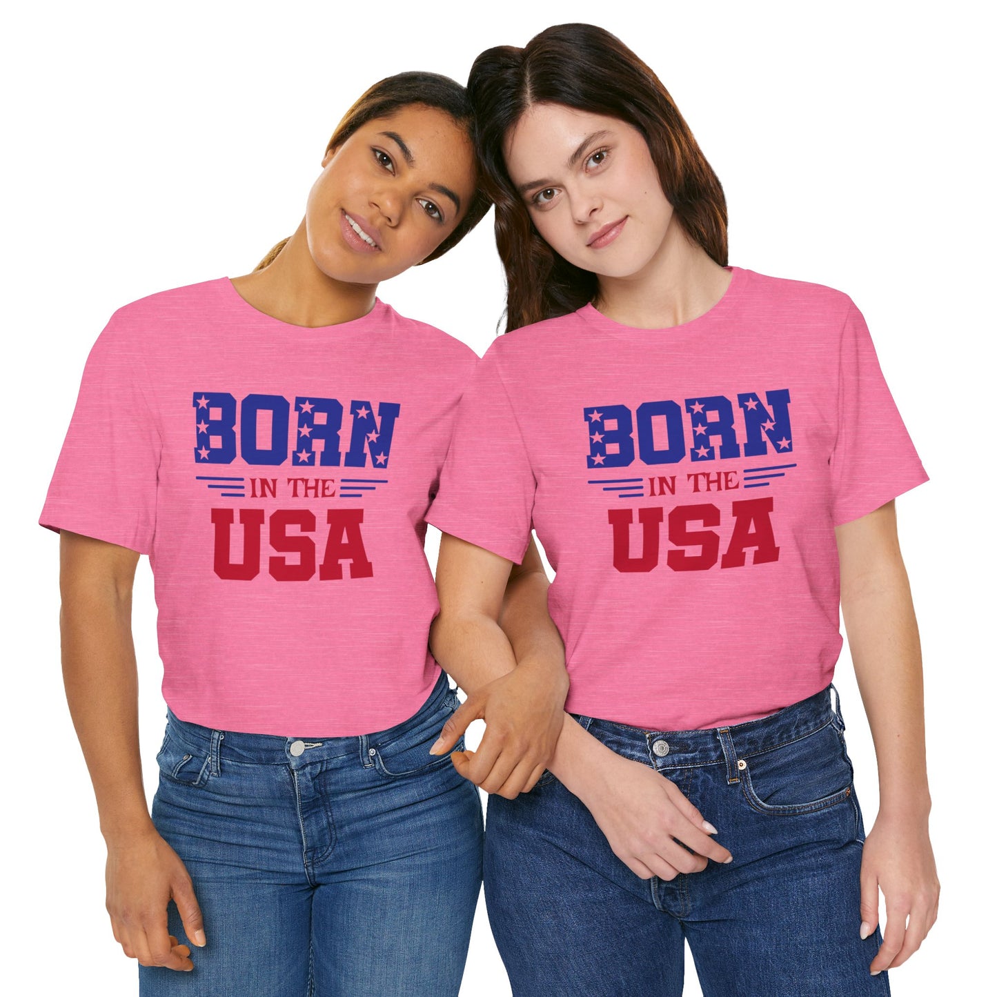 Born In The USA, Unisex Jersey Short Sleeve Tee