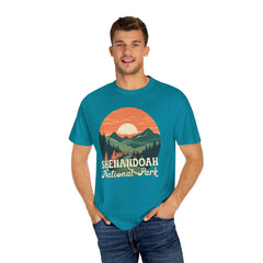 Shenandoah National Park Graphic, Comfort Colors Soft Relaxed Fit Unisex Garment-Dyed T-shirt