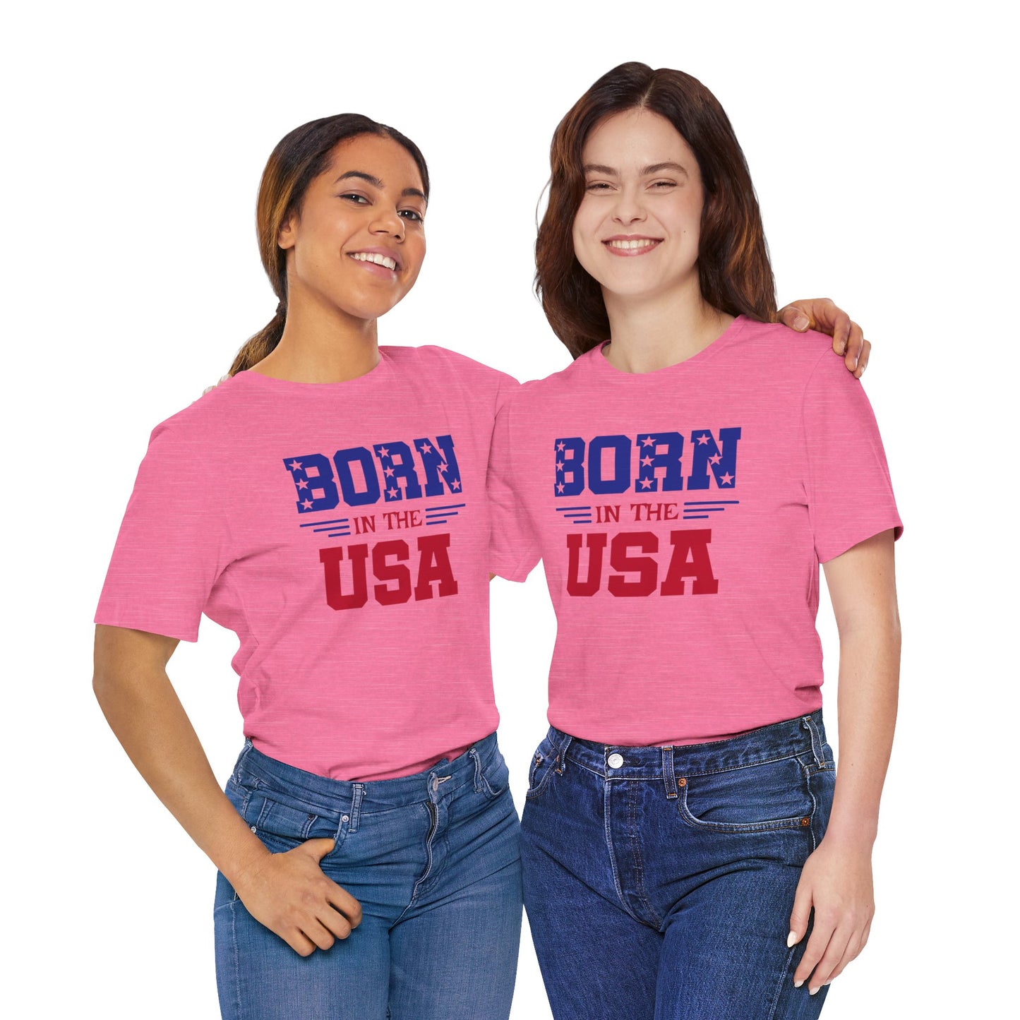 Born In The USA, Unisex Jersey Short Sleeve Tee