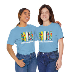Surfboard Meeting Unisex Tee - Fun Beach Vibe for Summer Gatherings