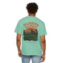 Alligator Alcatraz T-Shirt, Vintage Style Tee, Florida Souvenir Shirt, Unisex Graphic Top, Comfortable Casual Wear