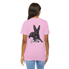 Dog Mom T-Shirt — Personalized Your Dog Image  Tee (Custom Name)