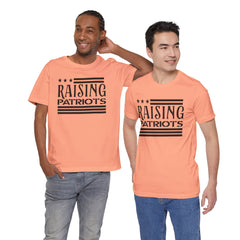 Raising Patriots Tee – Americana Stars & Stripes Family Pride T-Shirt