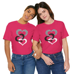 Triple Heart Design Tee