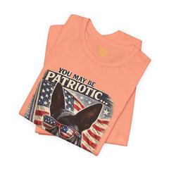 Personalized with your Dogs name and image Patriotic Dog T-Shirt