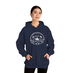 The Hideout Adventure Hoodie – Lake Ariel, PA Mountain Graphic Hooded Sweatshirt