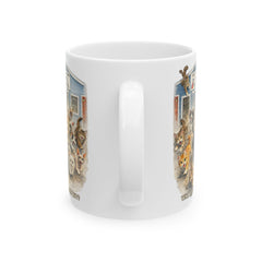 Who Let The Cats Out Baldwin Harbor Animal Hospital Ceramic Mug – (11oz/15oz)