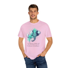 Elephants Graphic  Garment-Dyed T-shirt