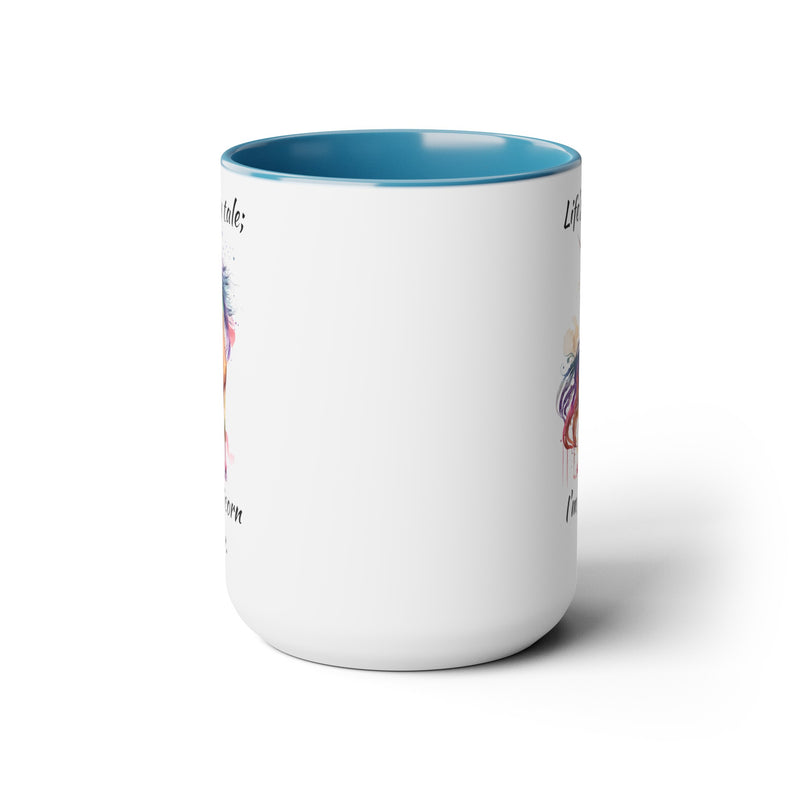 Unicorn coffee 15oz ceraminc mug,
