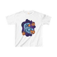 Space Man Celebrating Halloween  - Kids Heavy Cotton™ Tee