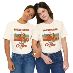Cozy Coffee Lover Tee, No Kvetching Before Coffee Shirt, Funny Gift for Coffee Enthusiasts, Unisex Casual Apparel, Perfect for [...]