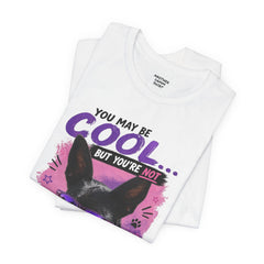 Scout Cool Dog T-Shirt — "You May Be Cool... But You're Not Scout Cool" Graphic Tee