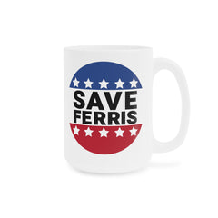 SAVE FERRIS Mug,Ferris Beuller,Movie Quote,Unique Gift,Gift for him,Gift for Her,80s Movie,80s movie memorabilia,retro film mug,Chicago gift