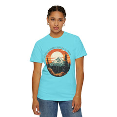 Mount Rainier National Park Graphic, Comfort Colors Soft Relaxed Fit Unisex Garment-Dyed T-shirt