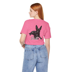 Dog Mom T-Shirt — Personalized Your Dog Image  Tee (Custom Name)