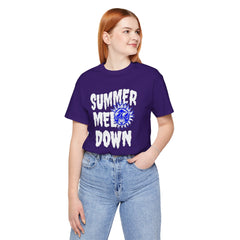 Summer Meltdown Graphic Tee — "Summer Melt Down" Sun Design