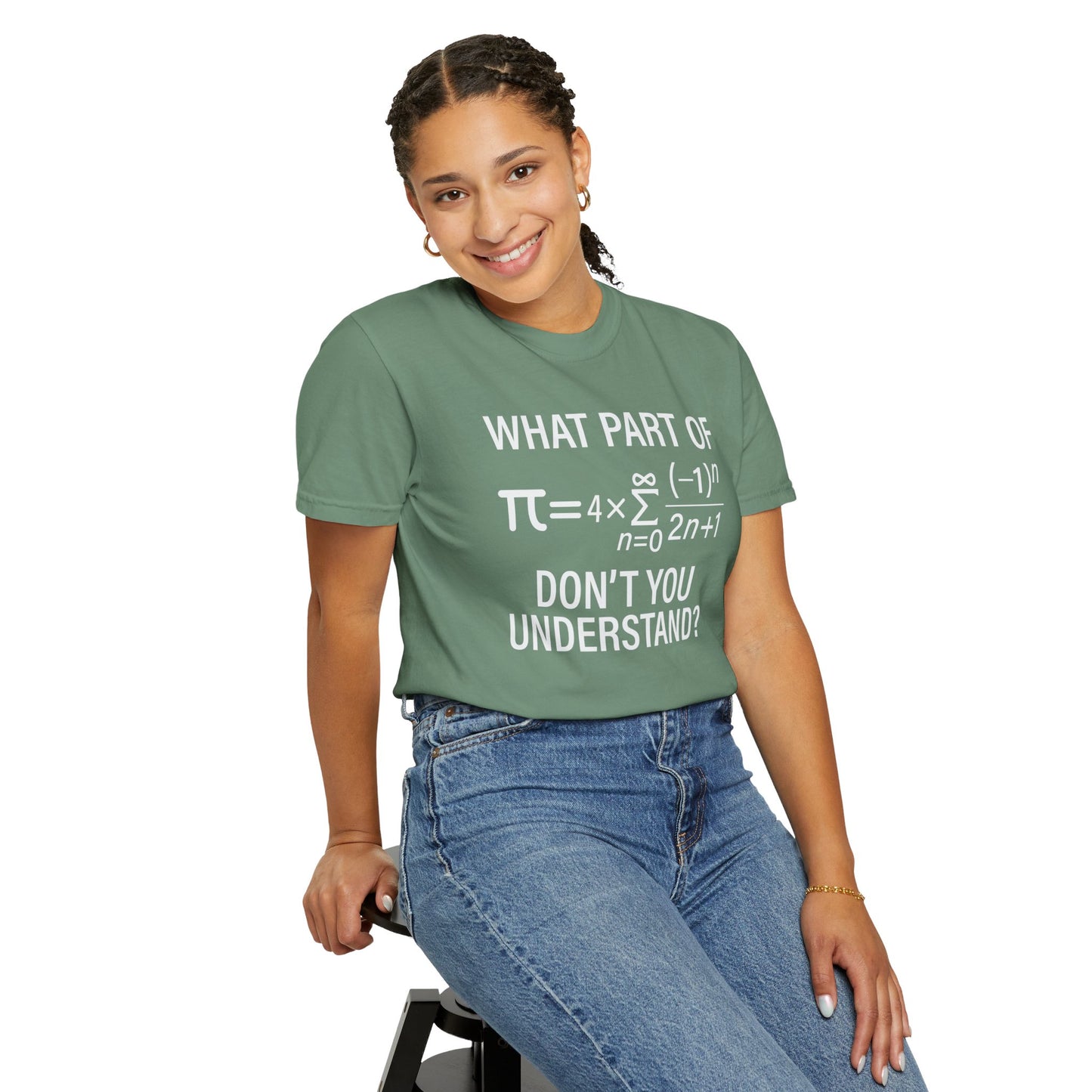 What Part of The Pi Equation Don't You Understand, Comfort Colors Unisex Garment-Dyed T-shirt