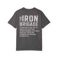 Iron Brigade Civil War Battles Unisex Garment-Dyed T-Shirt - Vintage Military Graphic Tee