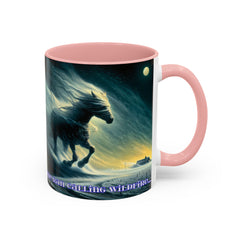 Wildfire song mug, she ran calling mug, 11 oz, 15 oz, accent coffee mug, music lover gift, 70s song gift, vintage song mug,  country music mug, unique coffee cup, retro song present,