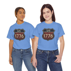 Vintage USA Pride Tee - 1776 Unisex Heavy Cotton Tee