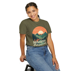 Shenandoah National Park Graphic, Comfort Colors Soft Relaxed Fit Unisex Garment-Dyed T-shirt