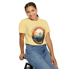 Mount Rainier National Park Graphic, Comfort Colors Soft Relaxed Fit Unisex Garment-Dyed T-shirt